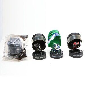 NHL Mini Hockey Helmets Figurines 2009 McDonald's Iginla (x2) Malkin Luongo